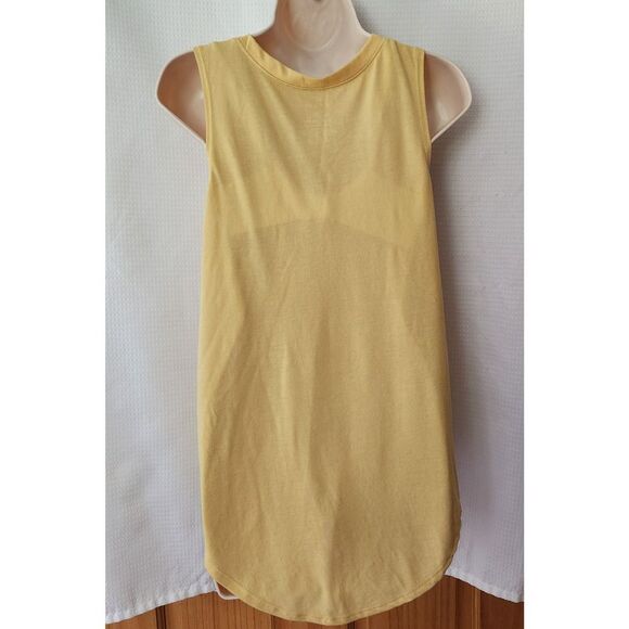 Grayson Threads Tuni Tank Top Women Size XL Yellow 'Choose Happy' Tee Shirt - Picture 4 of 5